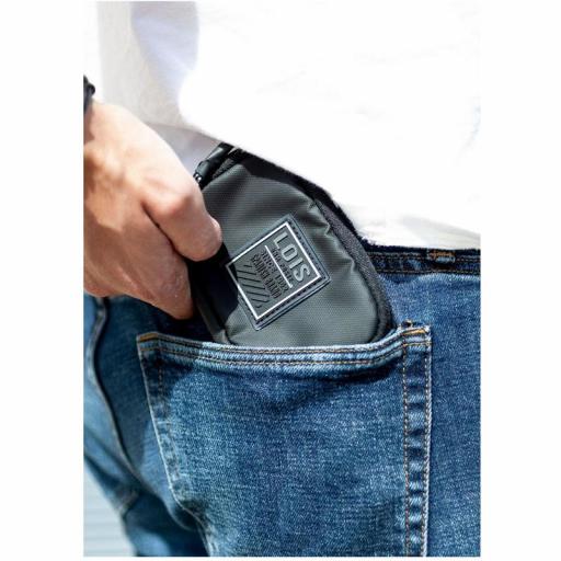 Lois Jeans Monedero en lona Cooper negro 309202-01 [2]