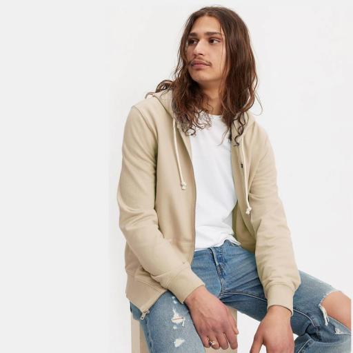 Original Zip-Up Hoodie 345840040 Sudadera hombre con cremallera [2]