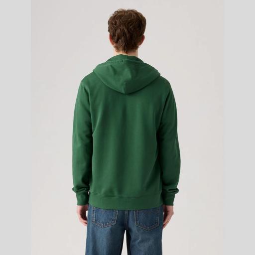 Levi's® Original Zip-Up Hoodie Dark Green 345840042 Sudadera hombre con cremallera [2]