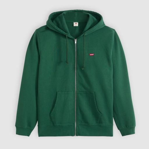 Levi's® Original Zip-Up Hoodie Dark Green 345840042 Sudadera hombre con cremallera [4]