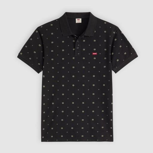 Levi's® Housemark Polo Geo Jet Black  358830291 [3]