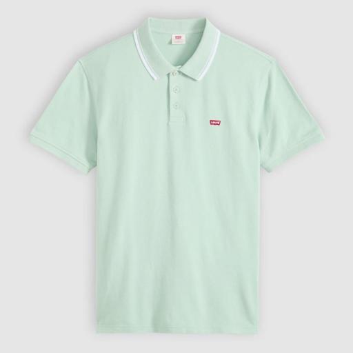 Levi's® Housemark Polo Wood Tipping Green Pique 358830371 Polo Hombre [2]