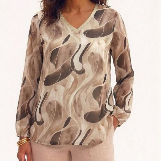 Cottonissimo Blusa Tonos Beige 362 [1]