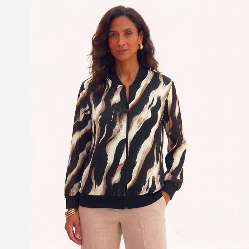 Cottonissimo Chaqueta Bomber B/N R363