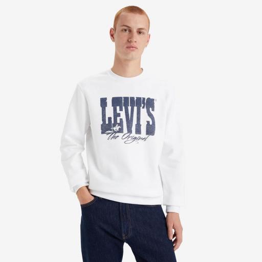  Levi's® S FIT Standard Graphic Crewneck Sweatshirt- 