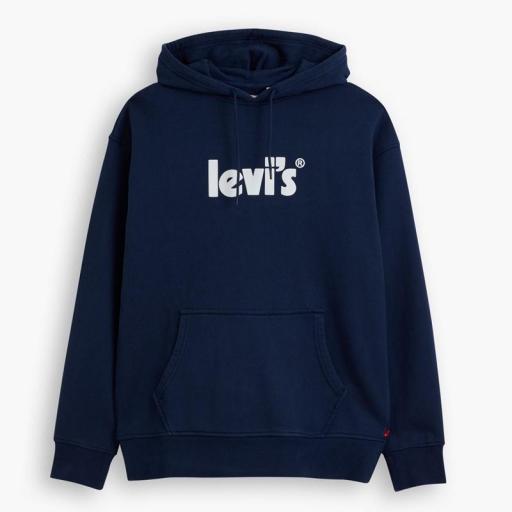 Levi's® Relaxed Graphic Hoodie Dress Blues 384790081 Sudadera hombre [3]