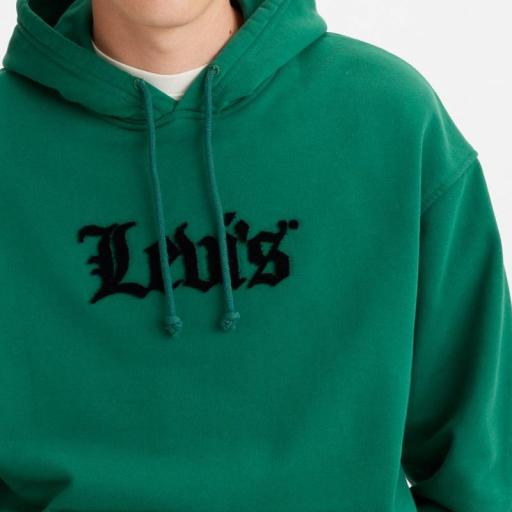 Levi's® Relaxed Graphic Hoodie Evergreen 384790156 Sudadera hombre [2]