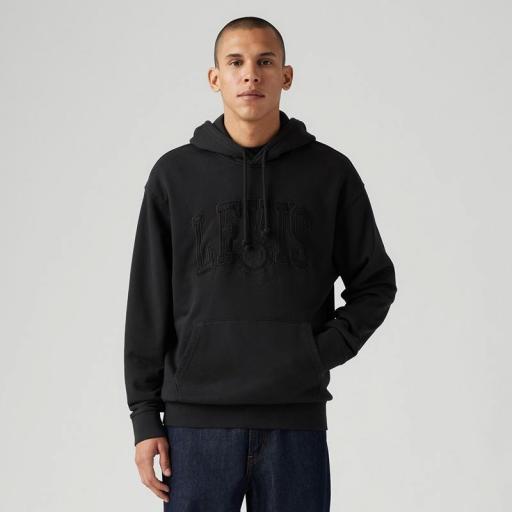 Levi's® Sudadera con capucha estampada de corte holgado 384790345