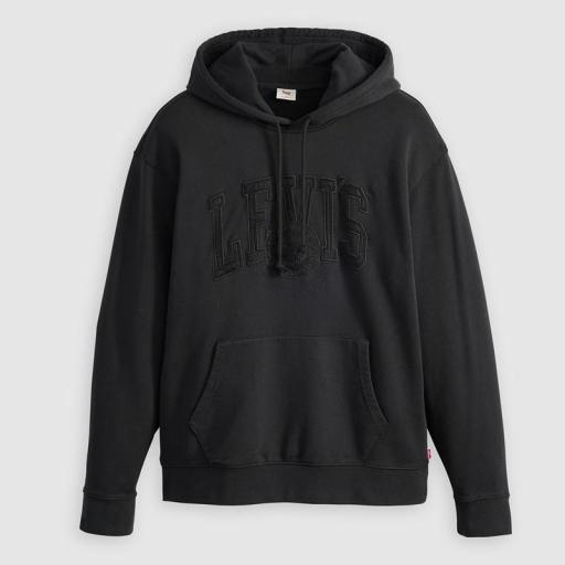 Levi's® Sudadera con capucha estampada de corte holgado 384790345 [4]