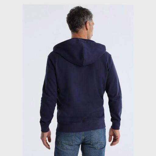 Six Valves Sudadera de cremallera azul marino hombre 143770 [1]