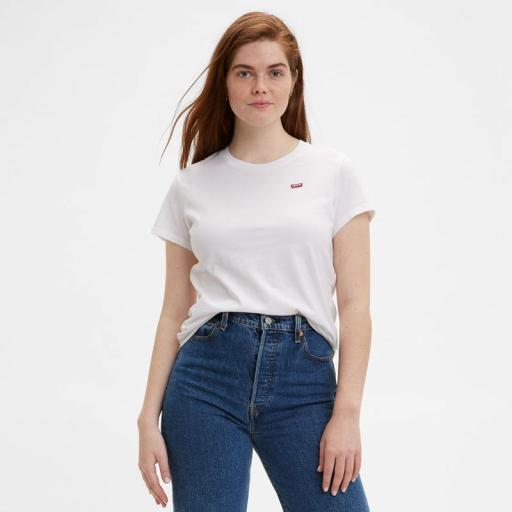 Levi's® Perfect Tee Blanco 391850006 Camiseta mujer [4]