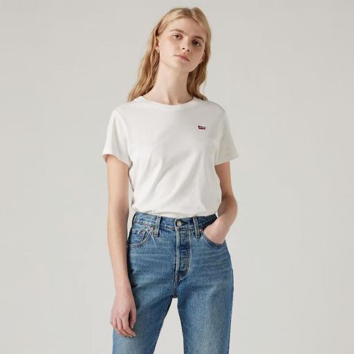 Levi's® Perfect Tee Blanco 391850006 Camiseta mujer [5]