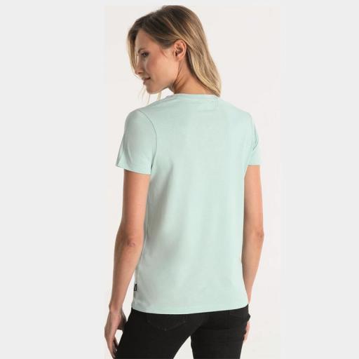 Lois Jeans Camiseta Mujer Janett Grace Turquesa 138125 [2]