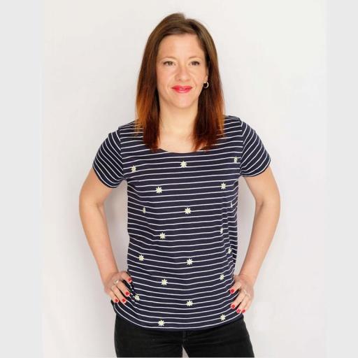 Cottonissimo Camiseta Margaritas 4605