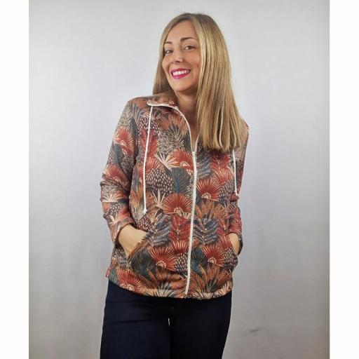 Cottonissimo Chaqueta Mujer Estampada Floral 4699 [0]