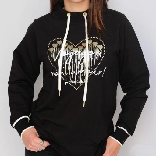 Cottonissimo Sudadera Mujer Corazón 4720 [1]