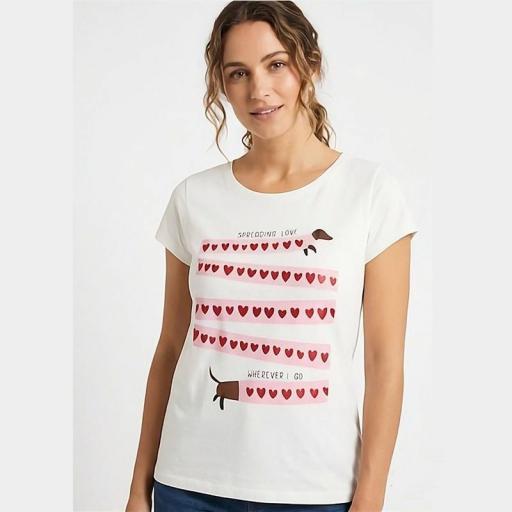 Cottonissimo Camiseta Perrito Corazones 4831 [0]