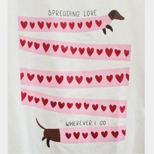 Cottonissimo Camiseta Perrito Corazones 4831 [1]