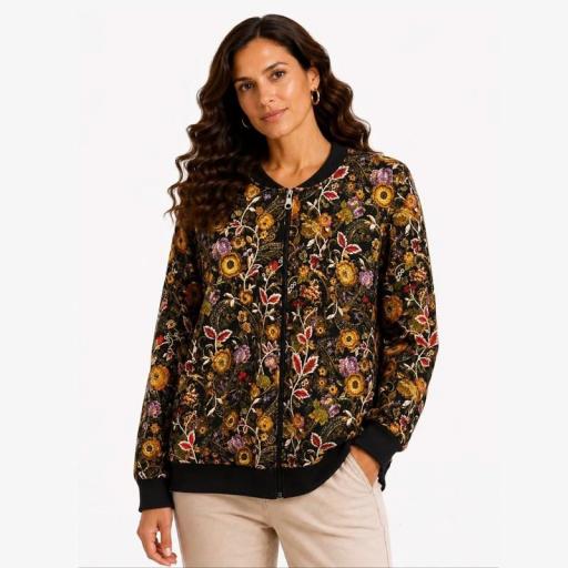 Cottonissimo Chaqueta Bomber Flores 4950 [0]