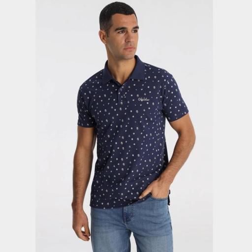 Six Valves Polo MIni Print Marino 145512 [0]