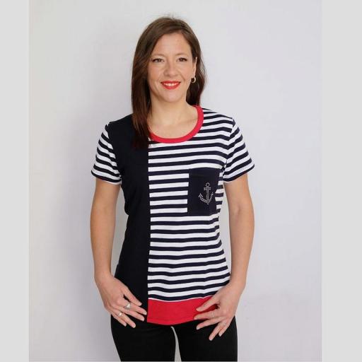 Cottonissimo Camiseta Marinera Ancla 54330