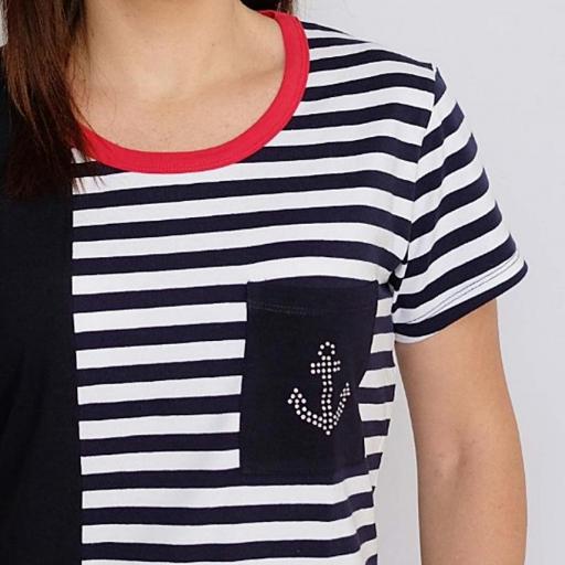 Cottonissimo Camiseta Marinera Ancla 54330 [1]