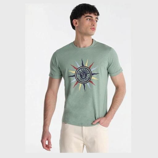 Six Valves Camiseta manga corta verde 142248