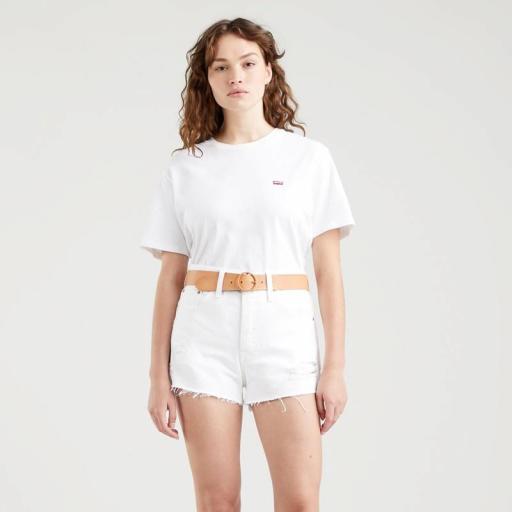 Levi's® Women's 501® Original High-Rise Jean Shorts 56327-0243. Short mujer blanco
