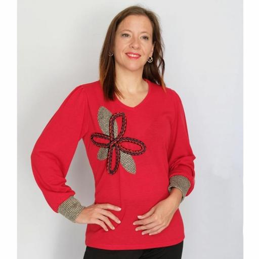 Cottonissimo Camiseta Flor 73670 [0]
