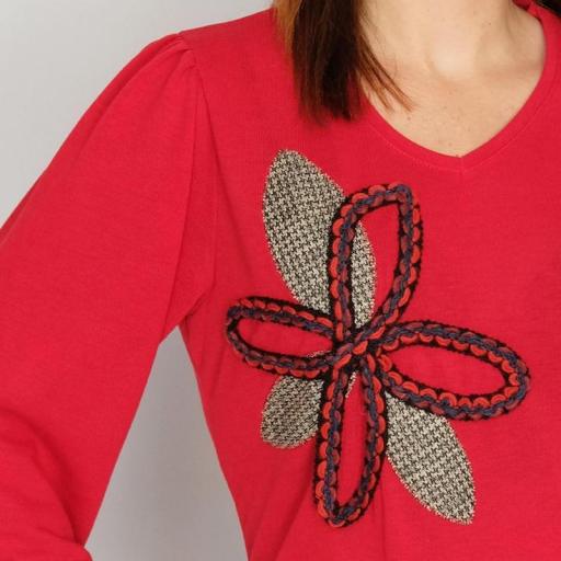 Cottonissimo Camiseta Flor 73670 [2]