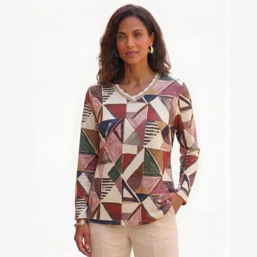 Cottonissimo Camiseta Cuello Ondas 74029 [0]