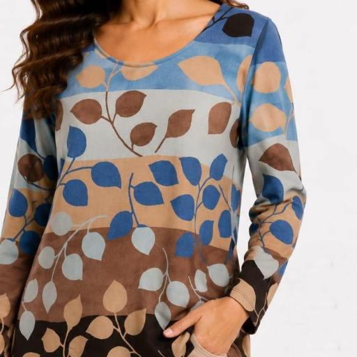 Cottonissimo Camiseta Hojas 74053 [1]