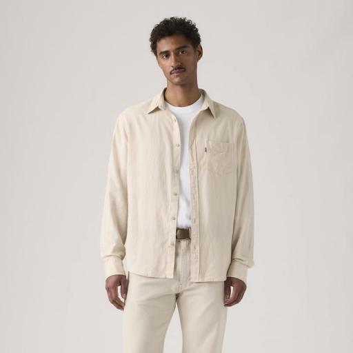 Levi's® Camisa Sunset One Pocket Standard Fit 857460197 Crema