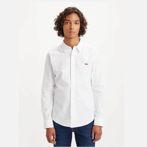 Levi's® Battery Housemark Slim Fit Shirt White 866250002 Camisa hombre