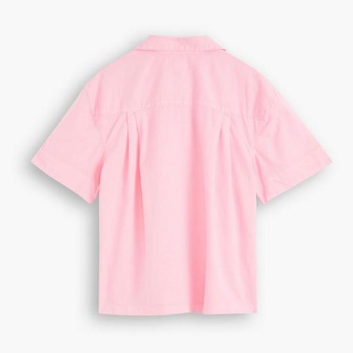  Levi's® Ari Short Sleeve Resort Shirt Pink Garment Dye A3355 0006 Camisa Mujer [4]