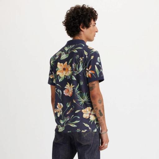 Levi's® Slim Housemark Polo Nepenthe Floral Navy Blazer A48420052 [1]