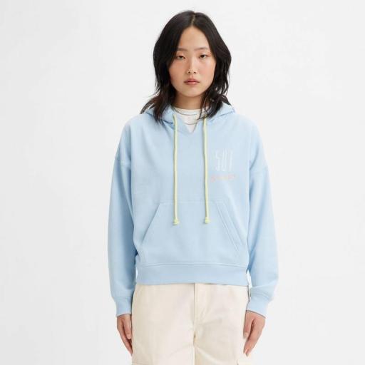 Levi's® Graphic Authentic Hoodie California Angel Falls A55910001 Sudadera mujer. [0]