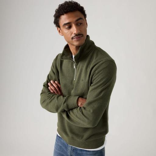 Levi's® Jersey Original Housemark Con Cremallera De Un Cuarto A86060019 [1]