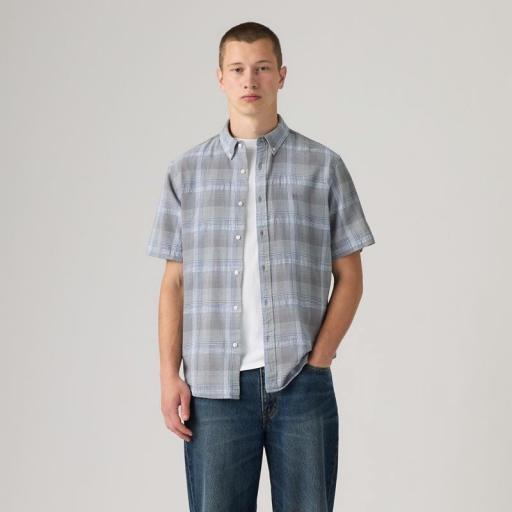 Levi's®  Short Sleeve Authentic Button-down Lightweight Shirt A91610037 Camisa hombre manga corta.