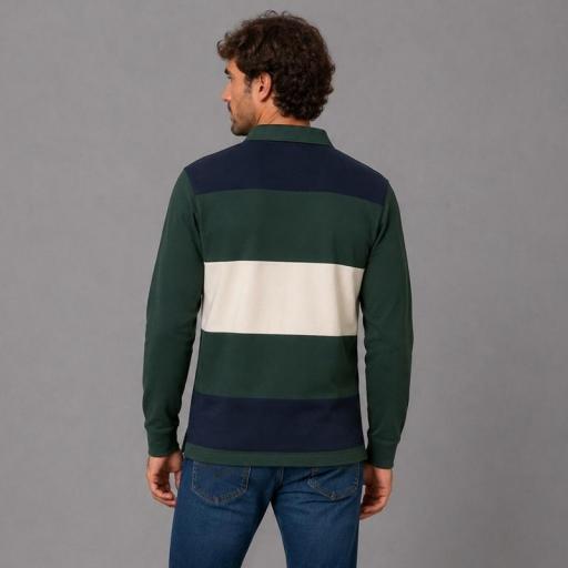 Lois Jeans Polo Manga Larga Acacia Bran Verde 147929 [1]