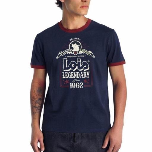 Lois Jeans Camiseta Acacio Bottle Marino 146761 [0]