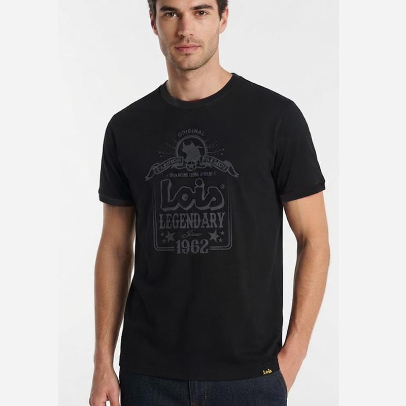 Lois Jeans Camiseta Acacio Bottle Negro 147932