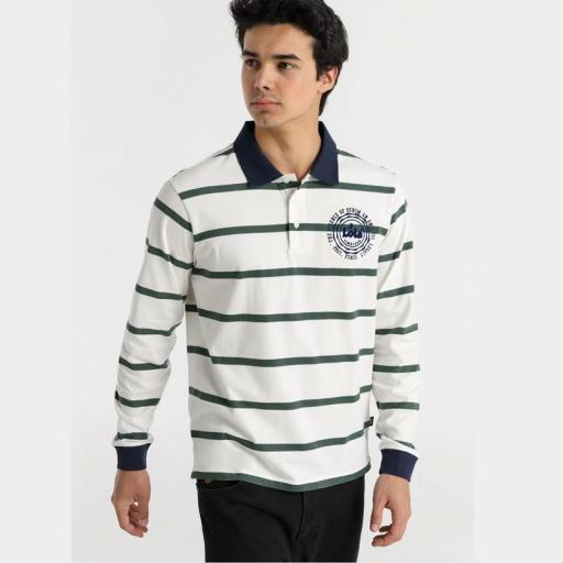 Lois Jeans Polo Manga Larga Clarel Blanc 146705 [0]