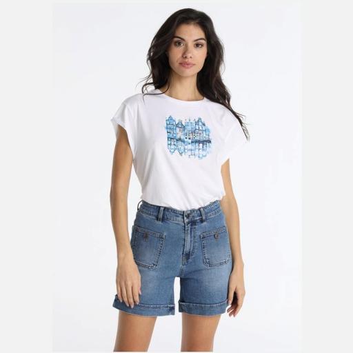 Lois Jeans Short Vaquero Fátima Sailor 145320