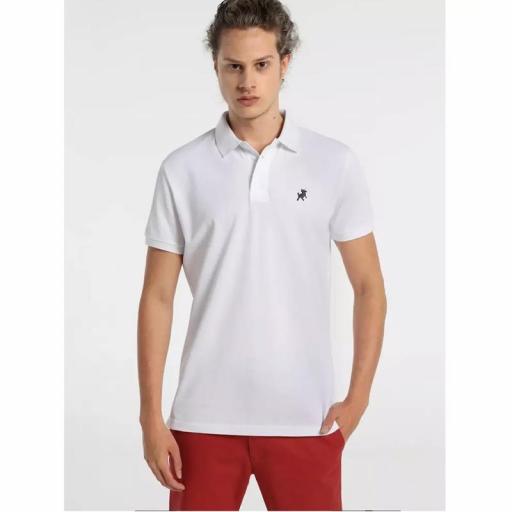 Lois Jeans Polo Filipo Classic blanco. 130584000 401