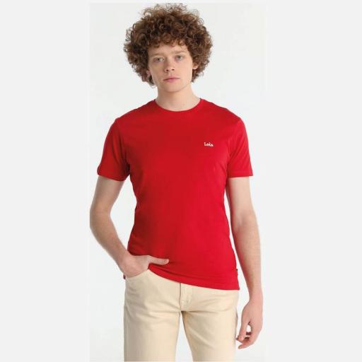 Lois Jeans Camiseta hombre Galet Biff Rojo 142759 [0]