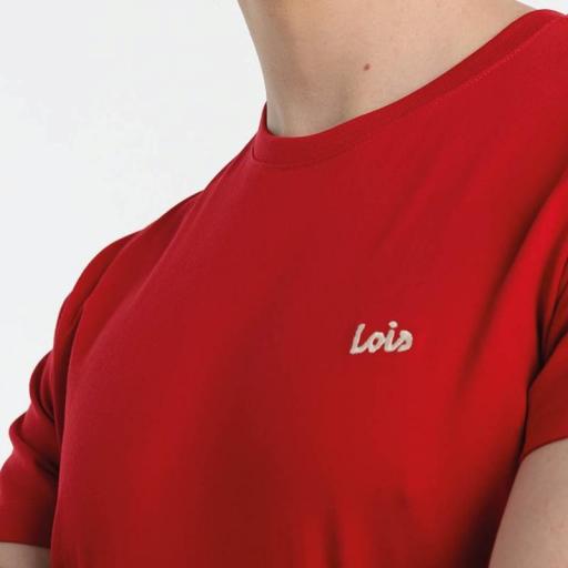 Lois Jeans Camiseta hombre Galet Biff Rojo 142759 [2]