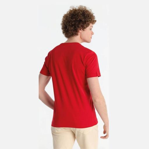 Lois Jeans Camiseta hombre Galet Biff Rojo 142759 [1]