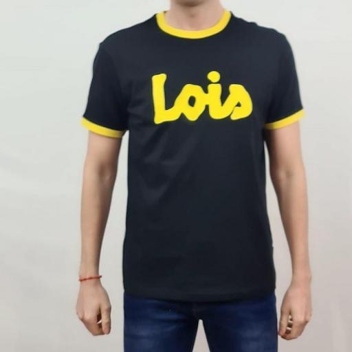 Lois Jeans Camiseta Rib Contrastes Logo Starsky Pong 156853092 499 [3]