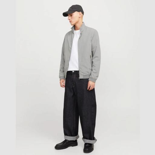 Jack & Jones Jjerush Harringhton Bomber 12204277 Ultimate Grey [3]